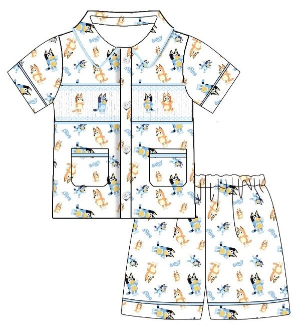 Bluey Summer Smock pjs