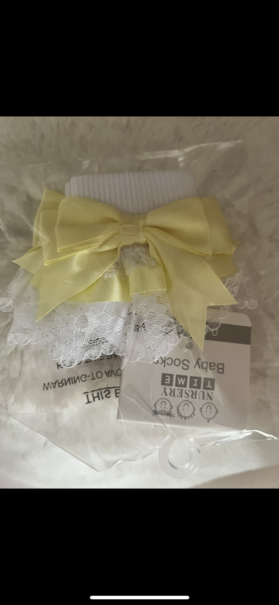 Baby Girls Lace & Bow Ankle Socks