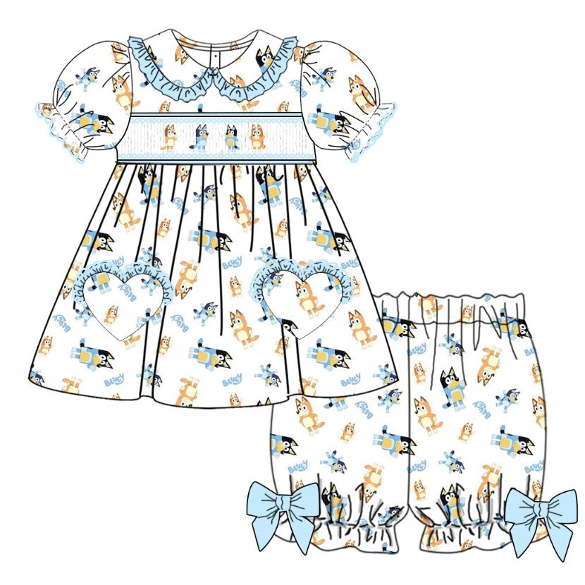 Bluey Summer Smock pjs