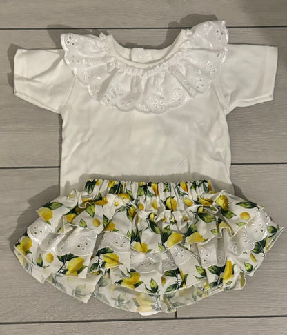 Girls Kinder Boutique Lemon Jam Pants Set
