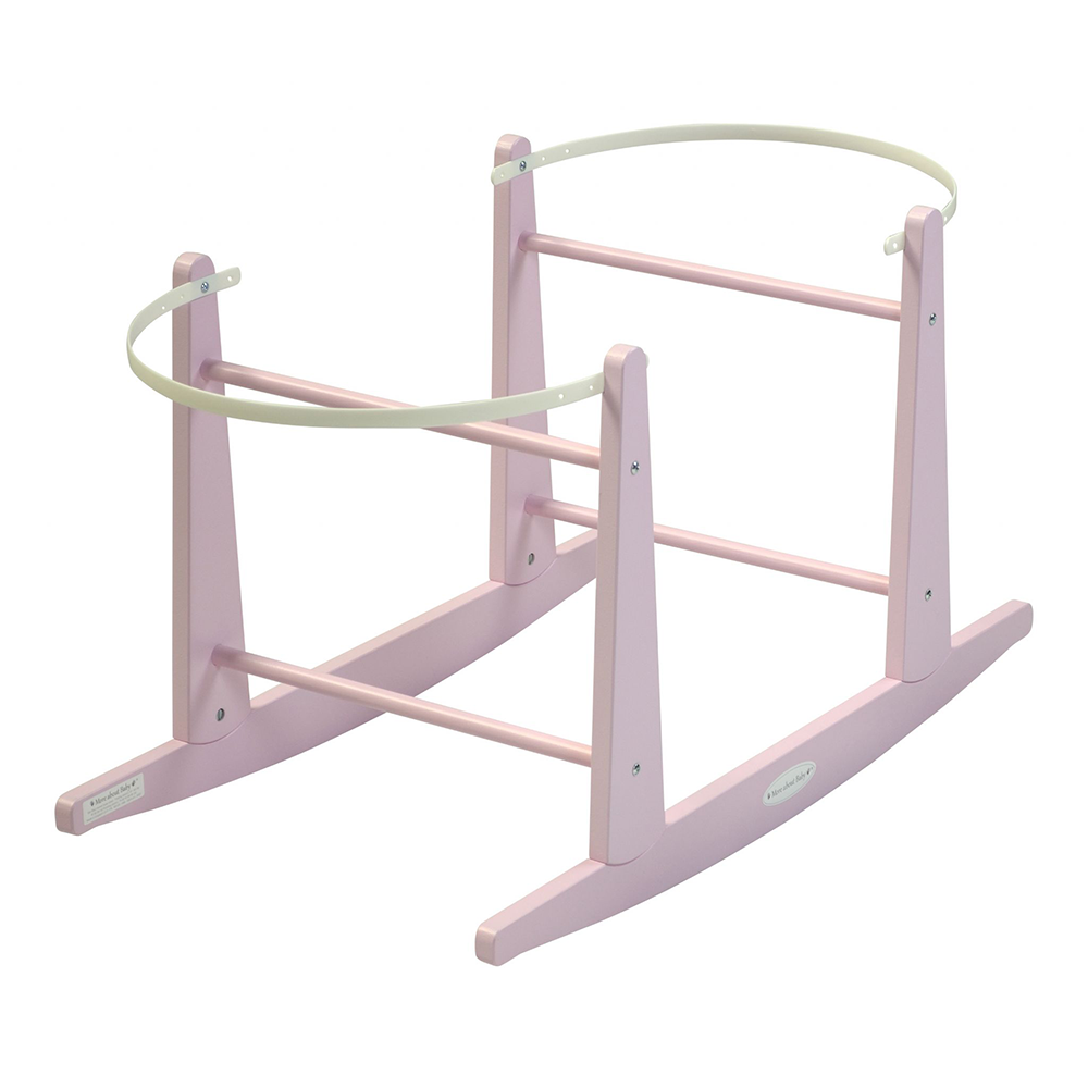 Pink Moses Basket Stand