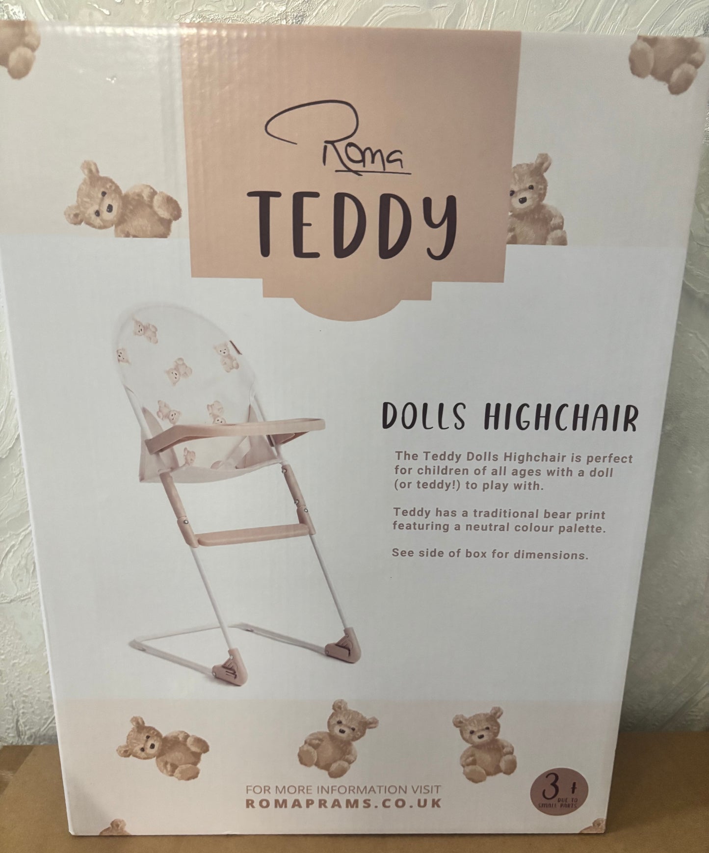 Roma Teddy Dolls Highchair