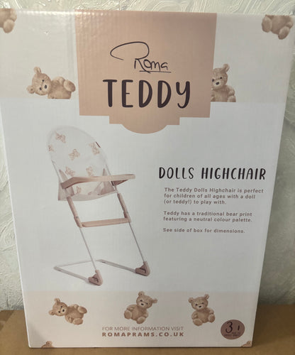 Roma Teddy Dolls Highchair