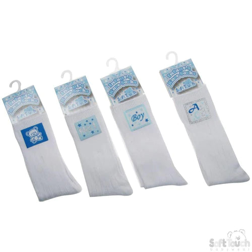 Baby boys Patch Knee Socks