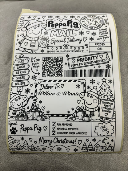 Personalised Nice List Labels