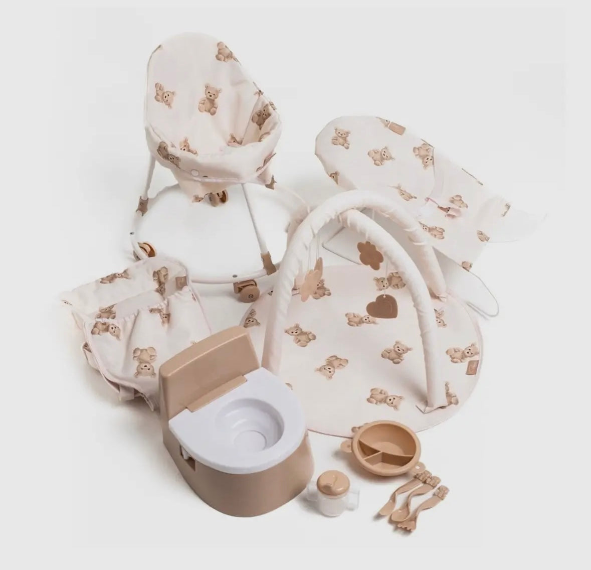 Roma Teddy Dolls Playset