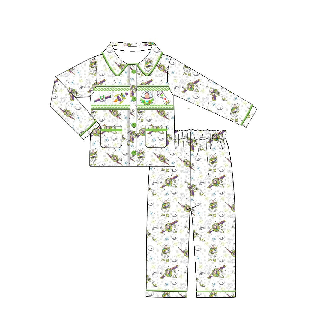 Boys Buzz Lightyear smocked pyjamas