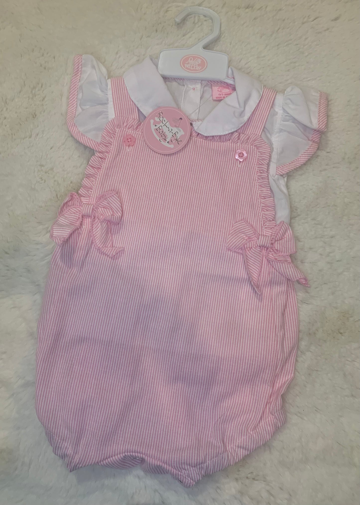 Baby Girls Summer Romper Set