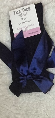 Navy knee high socks