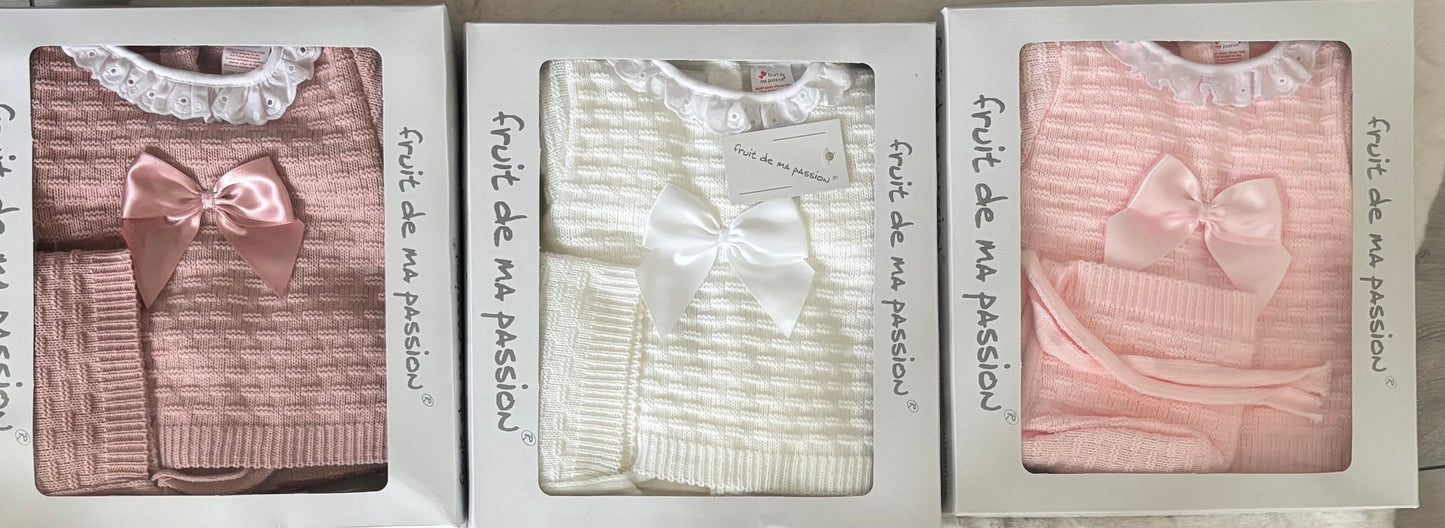 Baby Girls Boxed 3 Piece Set 0-3m